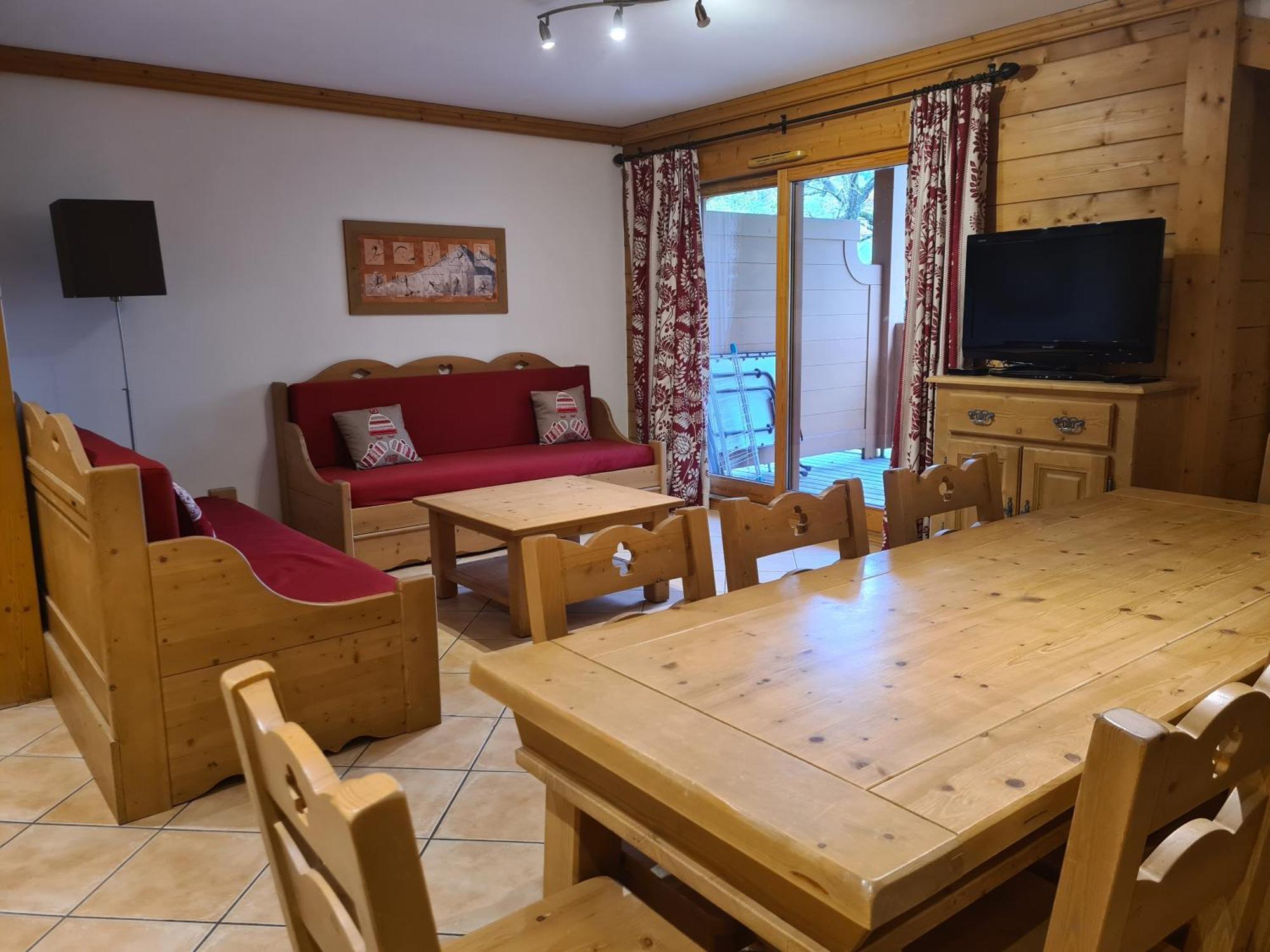 Appartement Le D12 Samoëns Buitenkant foto